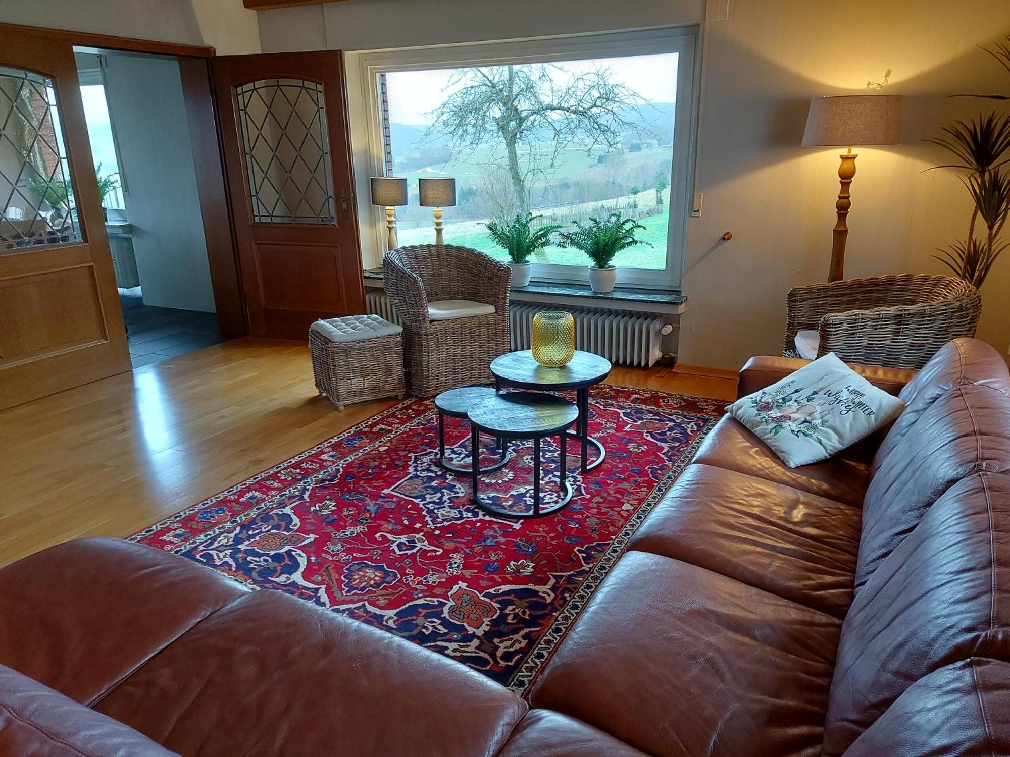 Ferienhaus Hescheld With Private Jacuzzi Hellenthal Bagian luar foto