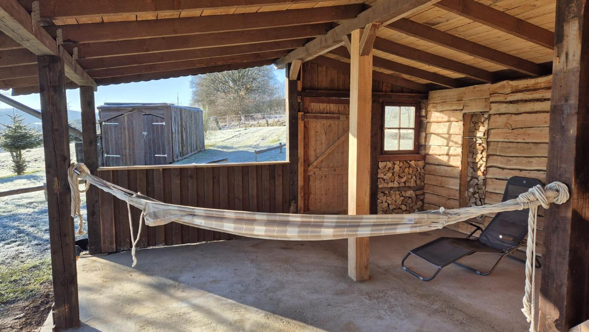 Ferienhaus Hescheld With Private Jacuzzi Hellenthal Bagian luar foto